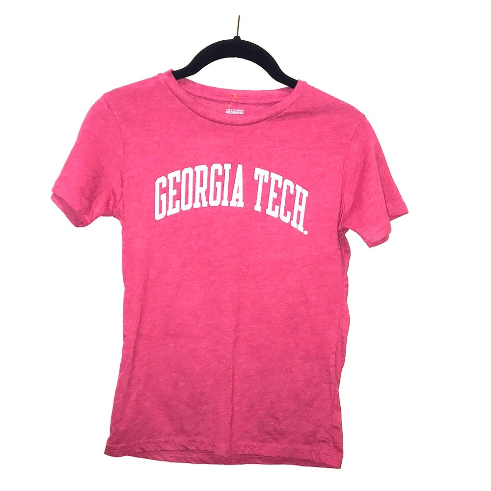 Raspberry shirt vintage tee Georgia Tech S